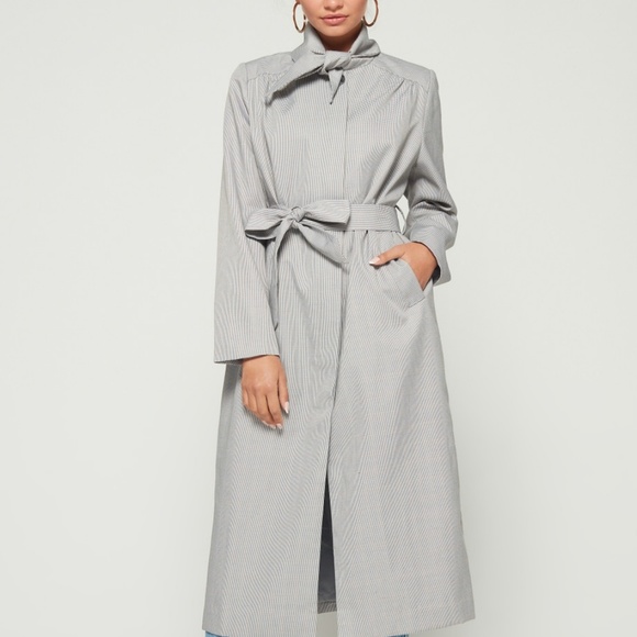 Stylekeepers Jackets & Blazers - Stylekeepers | Casting Call Grey Mini Check Trench